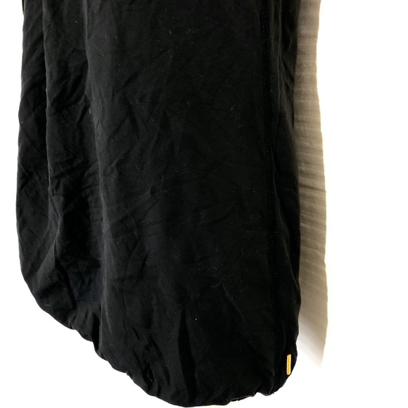 LUCY Black Blouson Gym Yoga Tank Top Shirt V-Neck - Picture 6 of 8